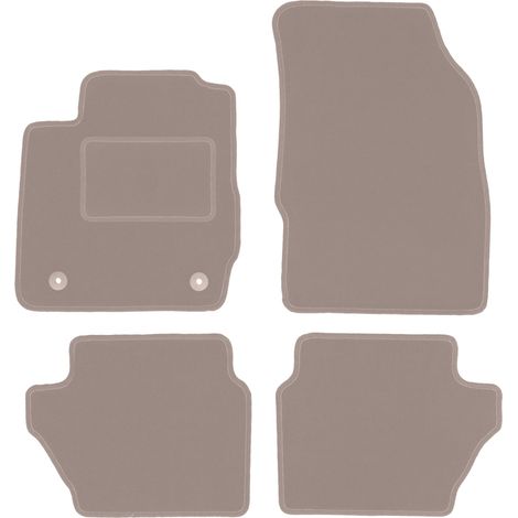 Tappetini in velluto beige per: Ford Fiesta MK7 hatchback (2008-2011)