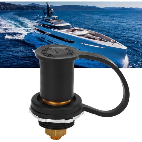 Fernladestation für Auto, Wohnmobil, LKW, Yacht, 20-mm-Bolzenanschlussklemme, 250-A-Batterieladegerätanschluss, schwarz (Minuspol) (1/5)