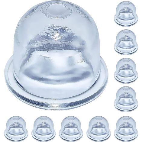 10 Stück Primerpumpe für STIHL FS38 FS40 FS45 FS55 FS56 FS80 FS85 Primerbirne Zubehör Vergaser Ölbecher für Freischneider Trimmer Heckenschere (22 mm) (1/5)