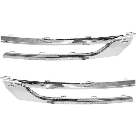 Grille de radiateur de pare-chocs avant argentée pour VAUXHALL OPEL ASTRA (K) 2015-2020 13423641 13423642 (1/4)