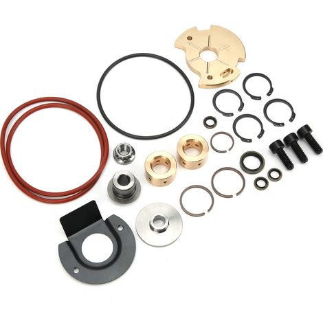 Kit de réparation et de reconstruction de turbine en métal résistant à l'usure (23 pièces) compatible avec les turbocompresseurs HE551VE et HE500VE (1/5)