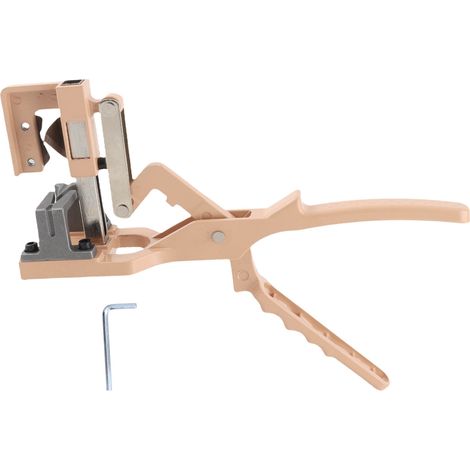 Herramienta de injerto en forma de V con incisión larga en forma de V, corte limpio, ajuste perfecto, mango ergonómico, máquina de injerto para árboles frutales (1/5)