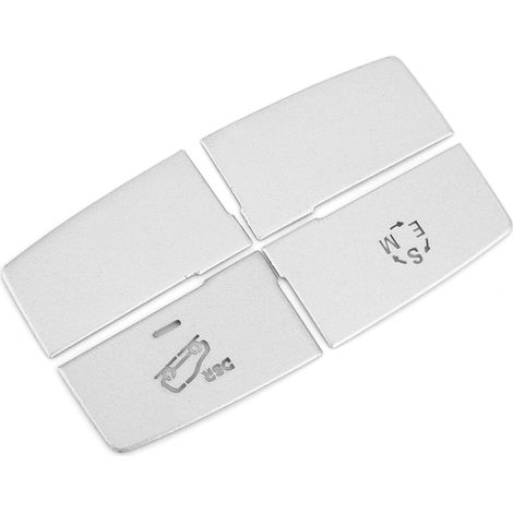 4 verstellbare Federungsknopfclips mit silbernem Klebstoff, kompatibel mit Mercedes ML, GL, GLE, GLS und D-Klasse, Höhenverstellaufkleber (1/5)