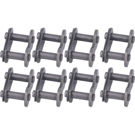 Wiederverwendbares 16-teiliges Kettenglied-Set mit Rollen für Motorräder und Geländemotorräder, robuste Kettenverbinder. (1/5)