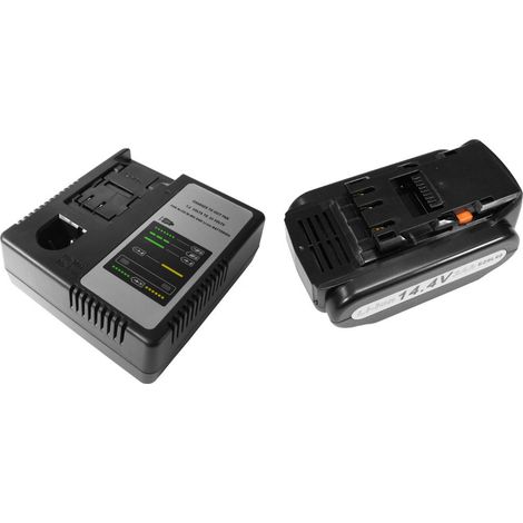 2in1 Angebot im Set: Akku Schnellladegerät + Hochleistungs Li-Ion 14,4V 4000mAh Akku für Panasonic EY4640 EY7440 EY7441 EY7442 EY7540 EY7541 EY7542 EY7546 EY7547 EY7840 EY7940 EY9L40B EZ3740 EZ3741