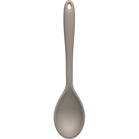 Fusion Twist Silicone Solid Spoon Grey