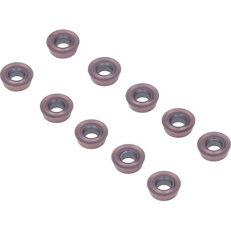 10 Stück Hartmetall-Dreheinsätze, indexierbar, beschichtet, für Holzfräsen, CNC-Drehmaschinen, Werkzeuge RDMT0802MOTN (1/5)