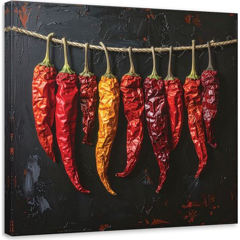 Bilder Getrocknete rote Chilischoten 30x30 (1/5)