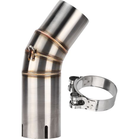 Tube intermédiaire d'échappement de 60,5 mm en acier inoxydable, pièce de rechange pour Ducati 959 Panigale V2 (1/5)
