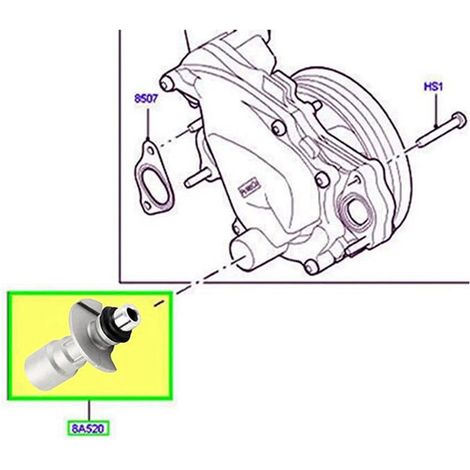 Ölkühler-Einlassanschluss LR028136 LR011997 für Land Rover Sport (1/5)