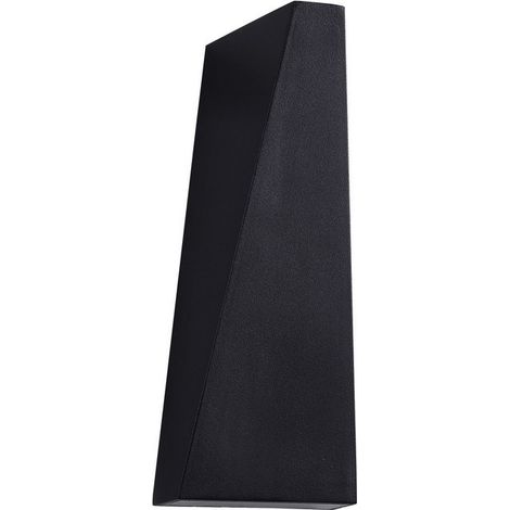 Times Square Applique murale LED intégrée noire, IP54 (1/4)