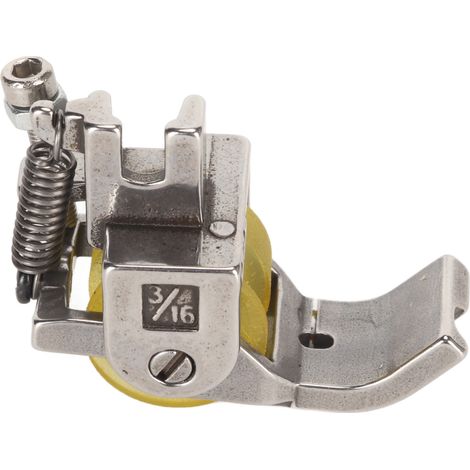 Pied-de-biche pour tissu épais, pied-de-biche à roue en caoutchouc, machine à coudre industrielle en métal, 0,5 mm (1/5)