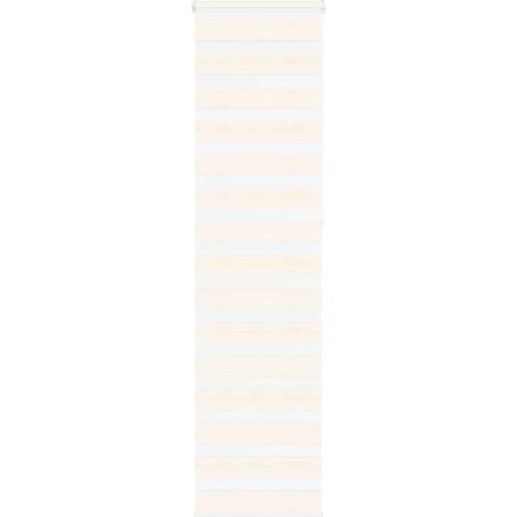 Doppelrollo Marmorbeige 65x230 cm Stoffbreite 60,9 cm Polyester
