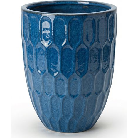 Vaso DAUDET 41x55cm blu antico