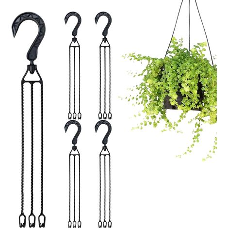 Pflanzenbügel Innenräume 5X Outdoor Blumentöpfe Halfter