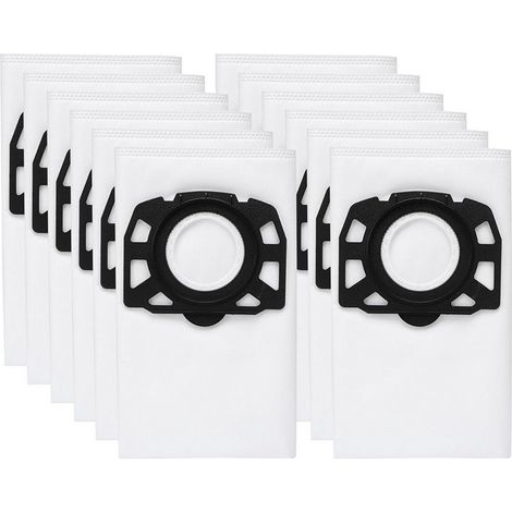 Sacs Aspirateur - Compatible Karcher WD2 Plus WD3 KWD1 KWD2 KWD3 SE4001 SE4002 MV3 - 12 Pièces (1/5)