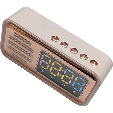 Retro-pinker multifunktionaler Bluetooth-Lautsprecher (1/5)