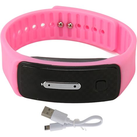 Montre Répulsive Portable Rose USB Rechargeable Intelligente Sonique Électronique Anti-Rongeurs (1/5)