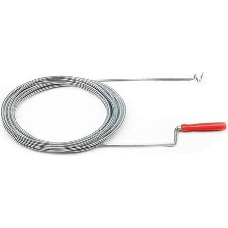 Déboucheur de Canalisation 5m avec Crochet - Efficace et Pratique - Fiable - D-Work (1/2)