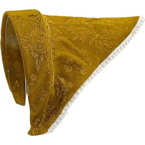 Bandeau large élégant avec fausses perles - Taille réglable - Accessoire de mode pour femme - Accessoire de cheveux élégant et large (1/5)