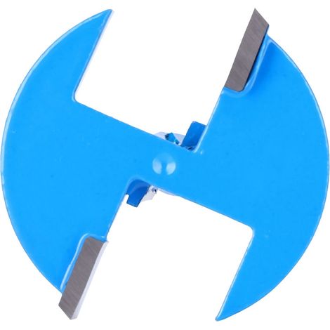 Fraise à rainure en T en acier, manche 8mm, lame en T pour défonceuse et graveuse électrique, bleu, 1 pièce (1/5)