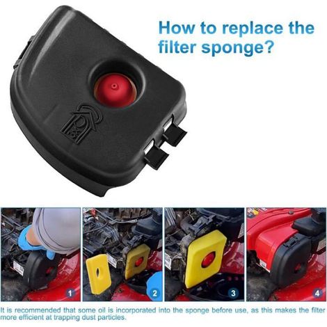 Couvercle de Filtre à Air - Compatible MTD Troy-Bilt Série 590581 08P502 08P602 09P602 09P702 - Pour Tondeuse à Gazon - Lot de 1 Pièce (1/5)
