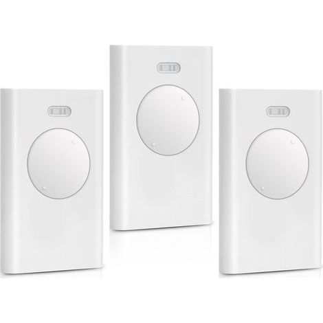 Lot de 3 télécommandes universelles FAAC 433 MHz pour portail et garage, télécommande 2 canaux compatible avec FAAC, remplacement pour modèles FAAC 433, programmation facile, distance jusqu'à 50m (1/5)