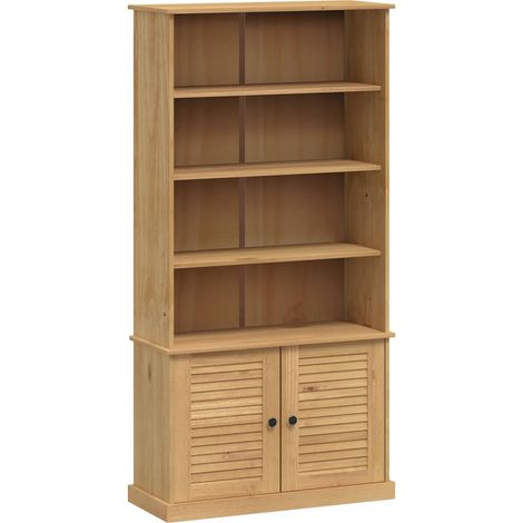 Maison Exclusive - Libreria VIGO 85x35x170 cm in Legno Massello di Pino (1/5)