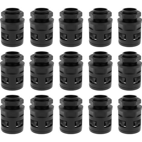 15 Pcs Connecteurs de Tube Ondulé AD21.2 Presse-étoupe M20 Colliers de Serrage pour Conduit Flexible de 20 Mm de Diamètre Extérieur (1/5)
