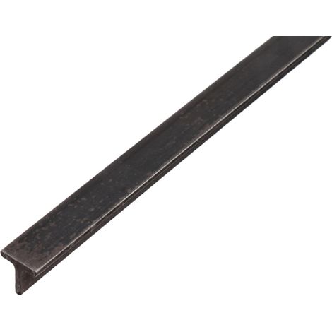 ALBERTS T-Profil, Stahl roh, warmgewalzt, LxBxHxS 2000 x 25 x 25 x 3,5 mm (1/3)