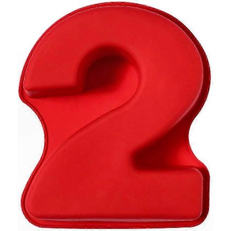 Moule à gâteau en silicone 3D, texture antidérapante, plaque numéro non adhésive pour anniversaire, résistant aux températures extrêmes, idéal pour cuisson de pains et surprises. (1/5)