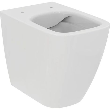 Ideal Standard I.LIFE B vaso a terra universale, a filo parete, senza brida e senza sedile, colore bianco finitura lucido T458101 (1/9)