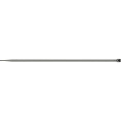 Faithfull 100 Pack Grey Nylon Cable Ties 3.6 x 200mm - Durable...
