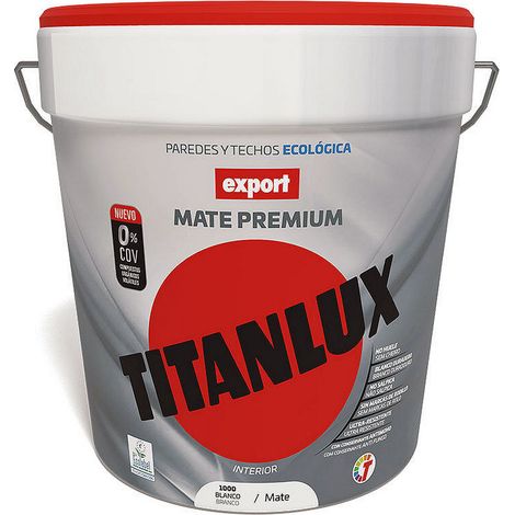 Vernice vinilica lavabile da esportazione bianca decorativa 4l Titanlux F31110004