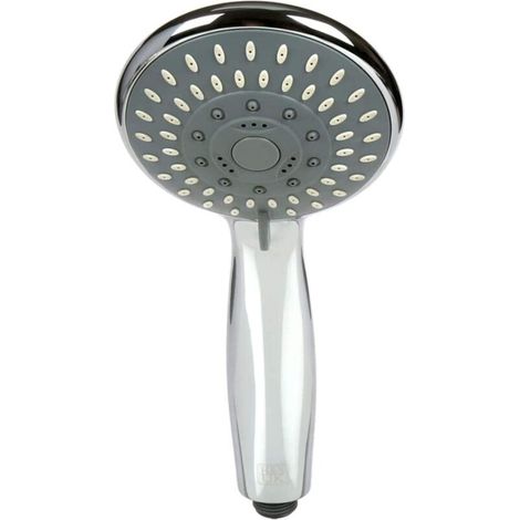 Shower Head Universal Bath Shower Handheld Handset Chrome 5 Mode Function