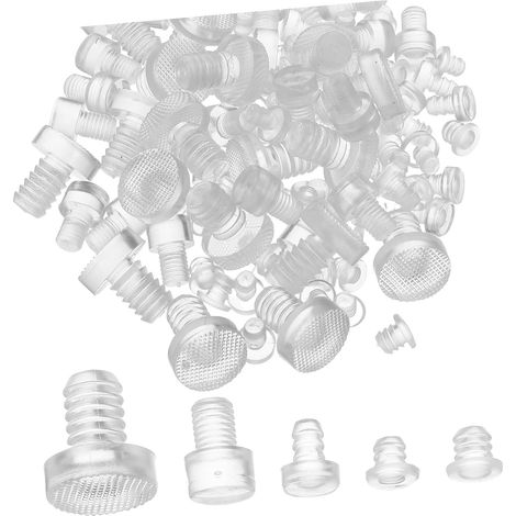 100 protections transparentes pour pieds de meubles, patins (1/5)