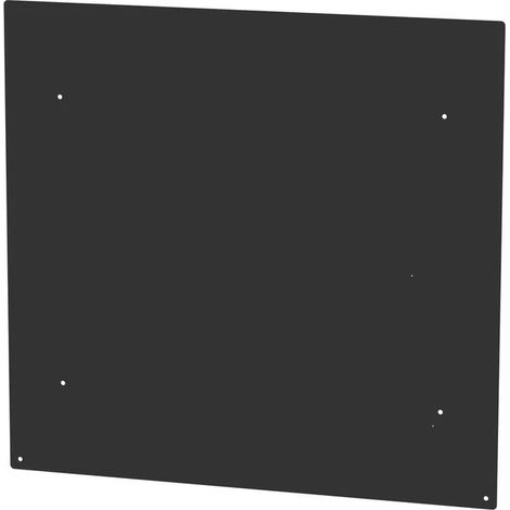 Le Marquier – Habillage arrière meuble cuisine en acier électrozingué noir – Dimensions L69 x l54 x E0.1 cm – Finition peinture époxy pour esthétique améliorée