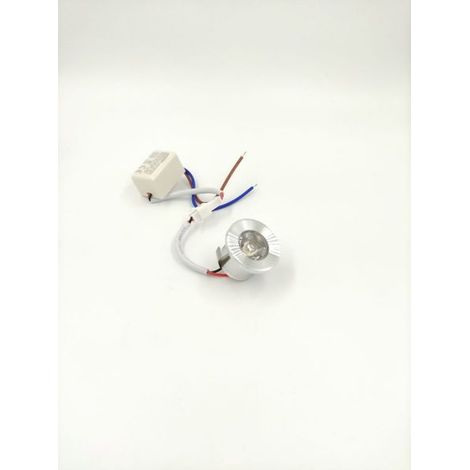 Faretto Segnapasso LED 1W=8w 6000K Rotondo Punto Luce Soffitto Incasso Luce Bianca
