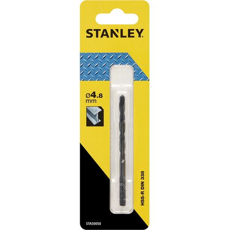 Punta stanley hss-r acciaio rapido 4,8 mm 8,6 cm (1/2)