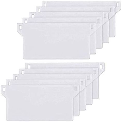 Divers accessoire de fenêtre et volet,10pcs Plaque de Lestage Store Californien Poids Lest Stores Verticaux Plaque Lestage Store Lamelle Verticale 127mm Pièce Rechange Blanche (1/5)