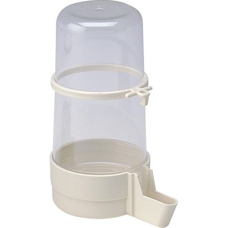 1 Abreuvoir Oiseau, Plastique Transparent, Avec Bec, Pour Cage