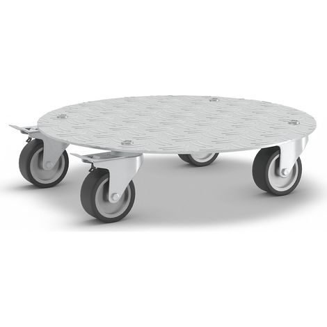 Wagner, Plateau roulant en aluminium pour plantes, force 100 kg