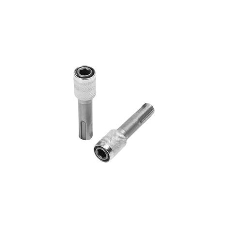 2 Pièces Adaptateur Porte Embout SDS Plus 6,35mm (1/4'') D'outil Rapide Convertisseur Adaptateur Tige Hexagonale Foret Support Convertisseur Set pour Perceuse à Percussion (1/5)