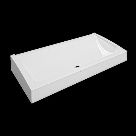 KWC Waschrinne, FUTURA Exklusiv, MIRANIT, 1200x170x570 mm, Ablaufventil (1/2)