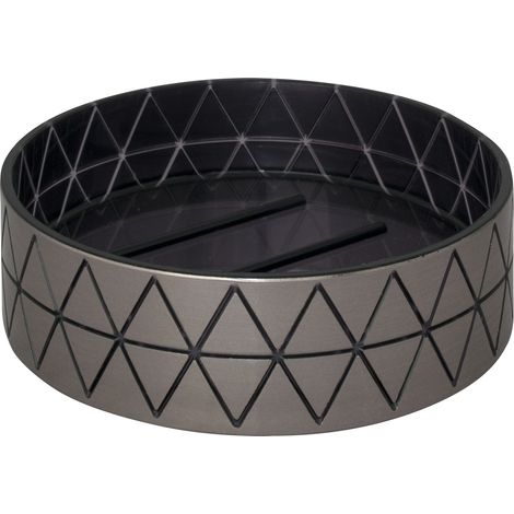 Aquasanit Bridge portasapone plastica argento codice prod: QF3110WK (1/3)