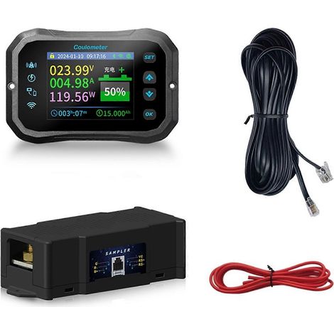KM140F WiFi Coulomb Meter 400A Volt-Ammeter Power RV Battery Capacity Tester Monitor for All Batteries (1/5)