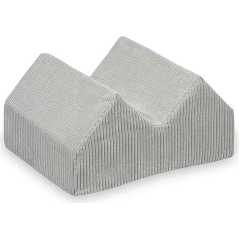Terrain de jeux en mousse, collines, velours côtelé gris (1/5)