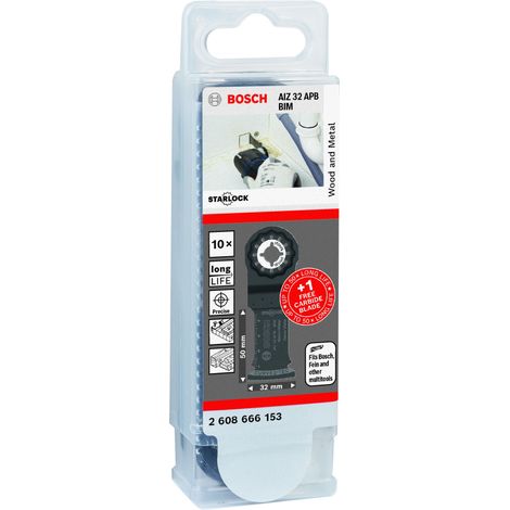 Set de 10 hojas de multiherramienta AIZ 32 APB EXPERT MultiMax  BOSCH 2608666153