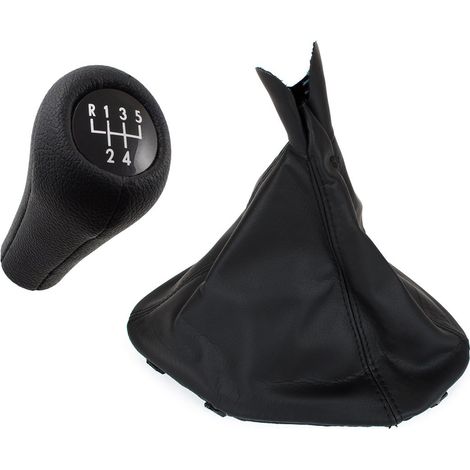 '@@@@@ Pomello del cambio BMW Serie 5 E39 95-04 ESCLUSIVO 5 MARCE + CUFFIE con cornice SET 2 pezzi. (1/5)