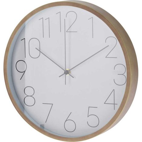 Horloge murale avec de grands chiffres, Ø 30,5 cm